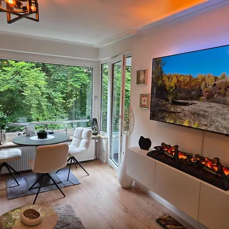 Daire Strandzauber Und Kaminflair-balkon, Pp & King Bed Glücksburg