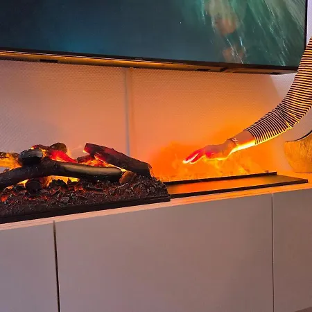 Daire Strandzauber Und Kaminflair-balkon, Pp & King Bed Glücksburg