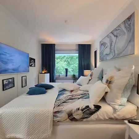 Strandzauber Und Kaminflair-balkon, Pp & King Bed Daire